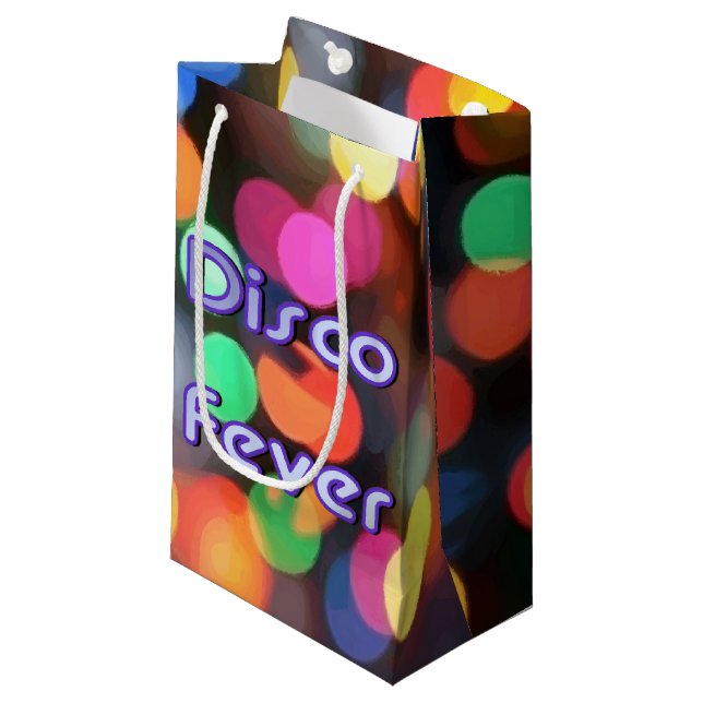 Disco Fever 1 Small Gift Bag (Front Angled)