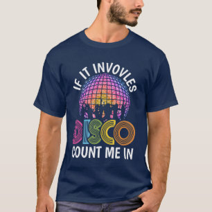 Disco Fever Lifes Groovy Vintage Retro Party Club T-Shirt