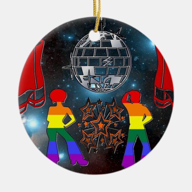 Disco Fever Ornament (Front)
