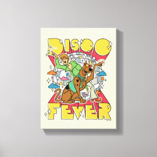 Disco Fever with Scooby and Shaggy Canvas Print