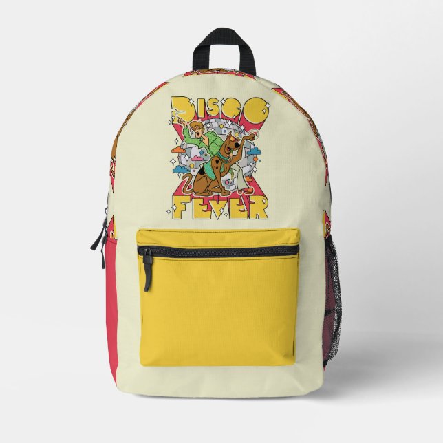 Disco Fever with Scooby and Shaggy Printed Backpack (Front)