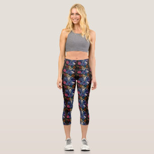 Disco Fox Capri Leggings
