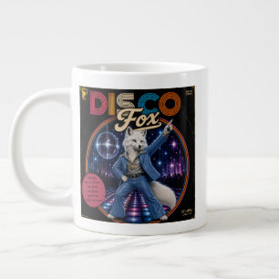 Disco Fox Large Coffee Mug