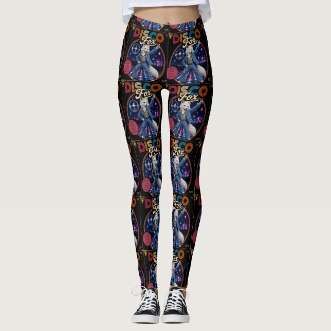 Disco Fox Leggings (Front)