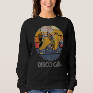Disco Girl 70's 80's Vintage Disco  1 Sweatshirt
