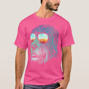 Disco Groovy Irish Wolfhound Dog T-Shirt