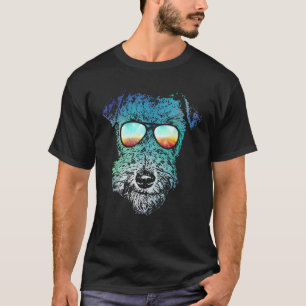 Disco Groovy Welsh Terrier Dog Gift for Men Wome T-Shirt