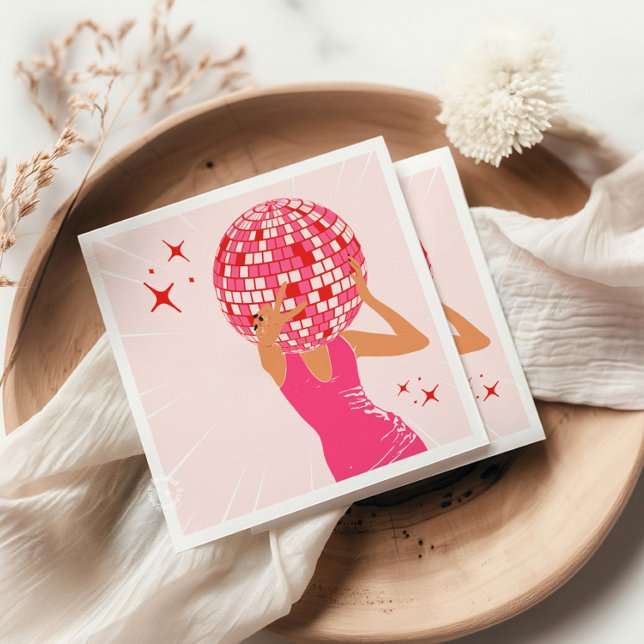 Disco Head Girl Napkin (Creator Uploaded)