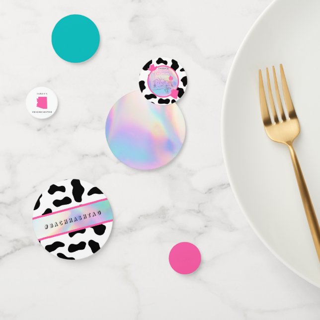 "Disco in the Desert" Bach Party Table Confetti (Group)