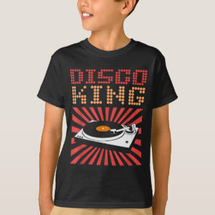 Disco King 70s Disco Themed Shirt Vintage Retro Te