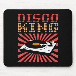 Disco King 70s Disco Themed Shirt Vintage Retro Te Mouse Pad