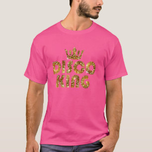 Disco King, Funky Vintage 70s 80s Tee For Dance Pa