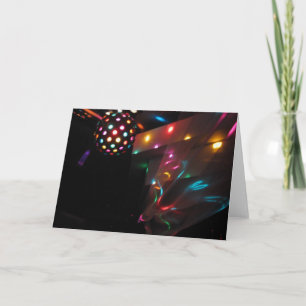 Disco Lights Card