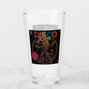 Disco Lion Glass