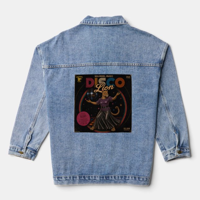 Disco Lioness Denim Jacket (Back)