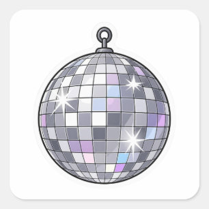 Disco Mirror Ball Shine Sticker