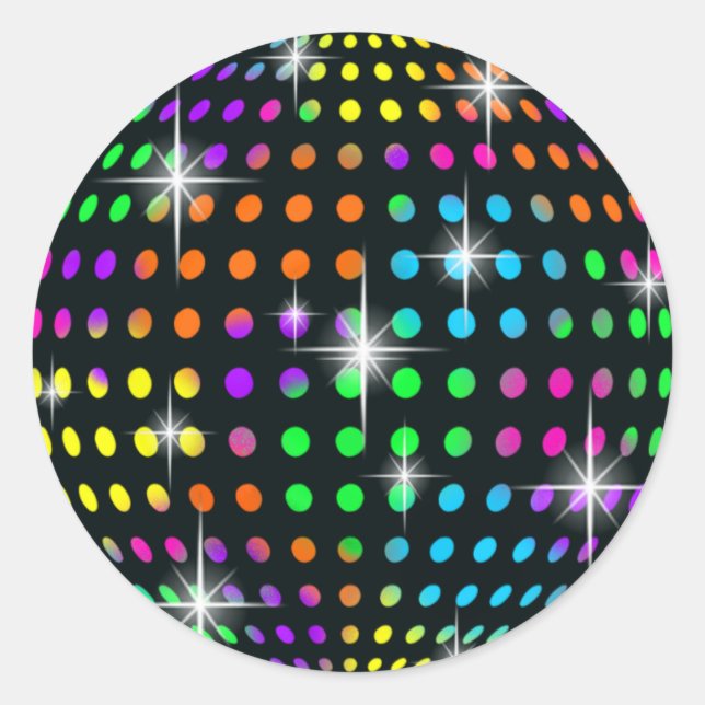 Disco Mirror Ball Stickers (Front)