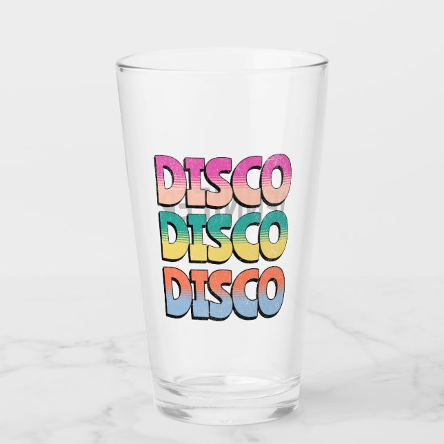Disco Music Glass (Front)