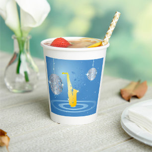 Disco Music  Paper Cups