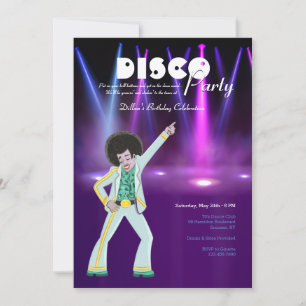 Disco Party Invitation