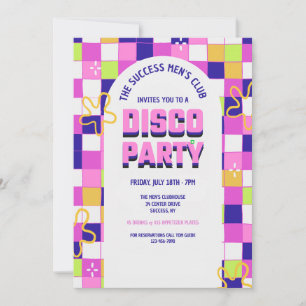 Disco Party Invitation