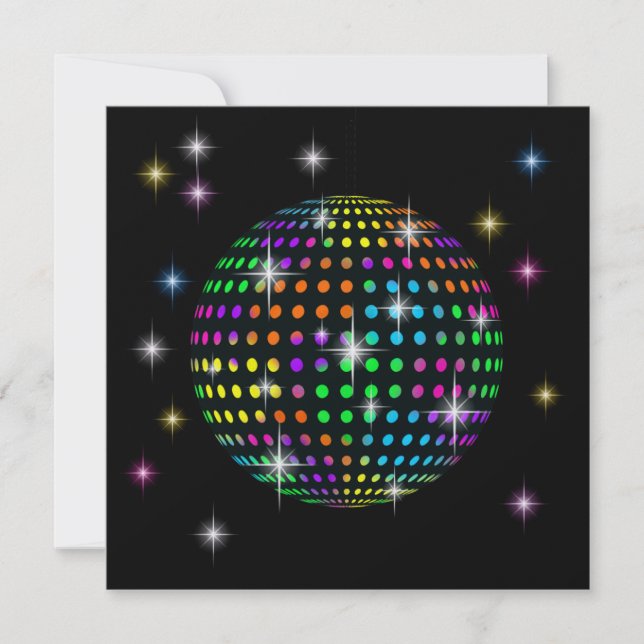 DISCO Party - SRF Invitation (Front)