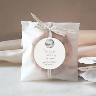 Disco Party Thank You Classic Round Sticker