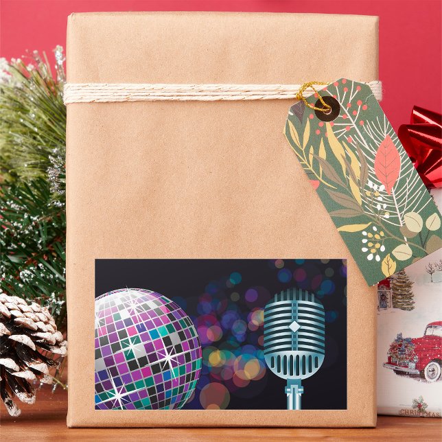 Disco Performance Rectangular Sticker (Creator Uploaded)