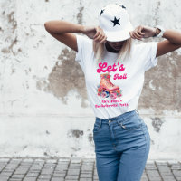 Disco Pink Retro Roller Skating  Bachelorette Part