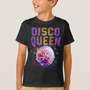 Disco Queen Art For Women Girls Funk Music Disco D T-Shirt