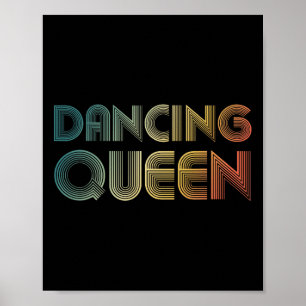 Disco Queen Funky Vintage 70s 80s For Dance Partie Poster