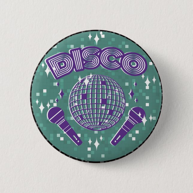 DISCO queenie bear button (Front)