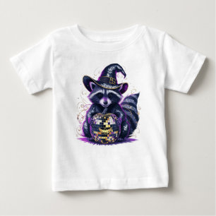 Disco Racoon Halloween T-Shirt - Vibrant Witch Ha