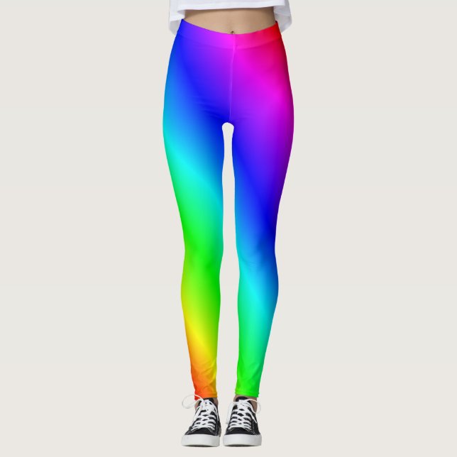 Disco Rainbow Leggings (Front)