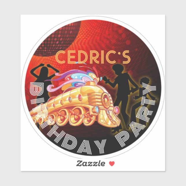 DISCO, RECORD LABEL, 70'S,  STICKER (Sheet)