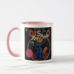 Disco Red Panda Duo Mug
