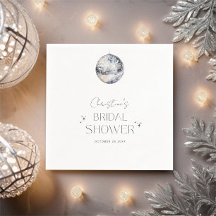 Disco Retro Party Bridal Shower Napkin