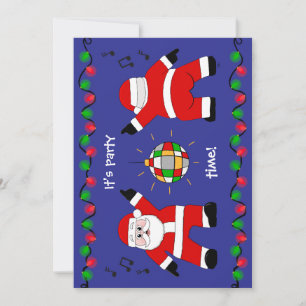 Disco Santa Holiday Card