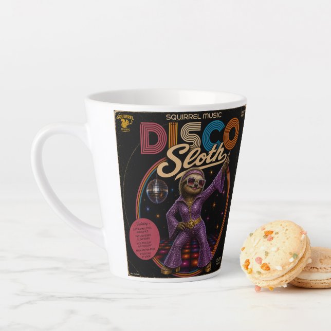 Disco Sloth Duo Latte Mug (In Situ)
