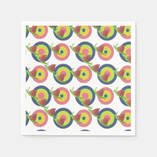 Disco snails napkin