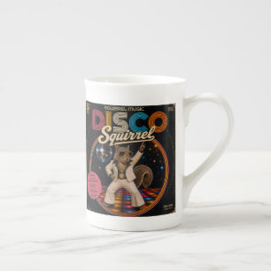 Disco Squirrel Duo Bone China Mug