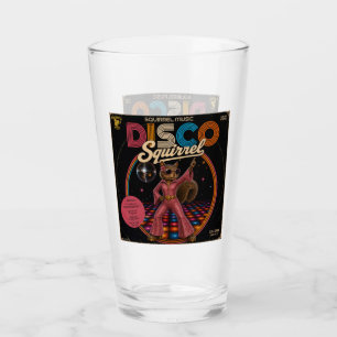 Disco Squirrel Duo Glass