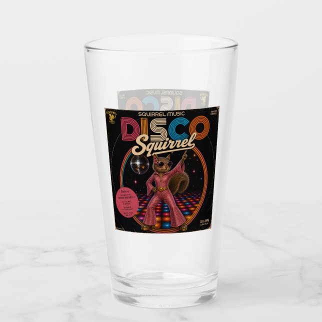 Disco Squirrel Duo Glass (Front)