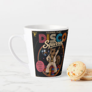 Disco Squirrel Latte Mug