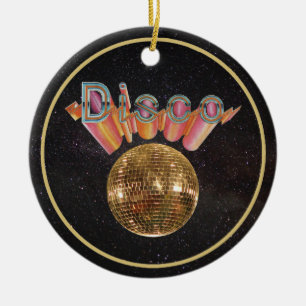 Disco the Night Away Ceramic Tree Decoration