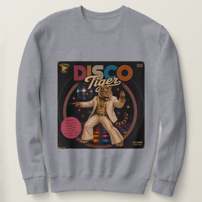 Disco Tiger Album Sweatshirt (Design Front)