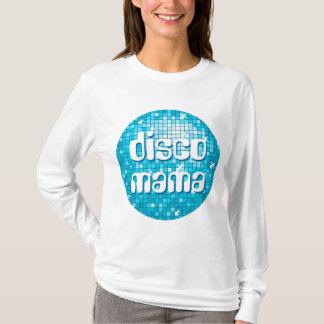Disco Tiles Blue 'disco mama' long sleeve T-Shirt
