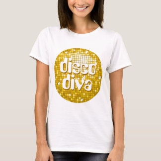 Disco Tiles "Gold" 'disco diva' spaghetti top