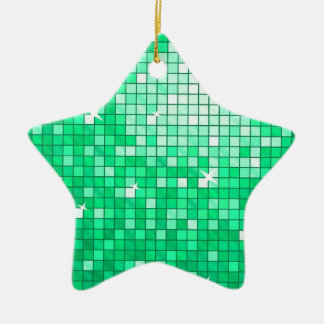 Disco Tiles "Jade" ornament star