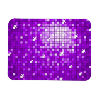 Disco Tiles Purple premium magnet